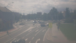 Křižovatka ulic Komenského a Velké Novosady