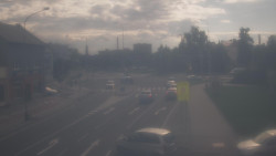 Křižovatka ulic Komenského a Velké Novosady