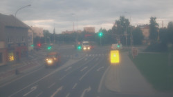 Křižovatka ulic Komenského a Velké Novosady