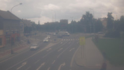 Křižovatka ulic Komenského a Velké Novosady