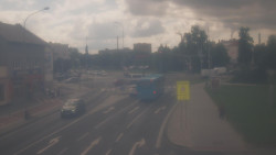 Křižovatka ulic Komenského a Velké Novosady
