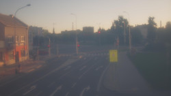 Křižovatka ulic Komenského a Velké Novosady
