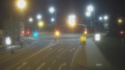 Křižovatka ulic Komenského a Velké Novosady