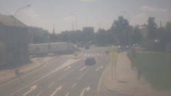 Křižovatka ulic Komenského a Velké Novosady