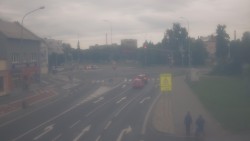 Křižovatka ulic Komenského a Velké Novosady