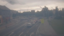 Křižovatka ulic Komenského a Velké Novosady