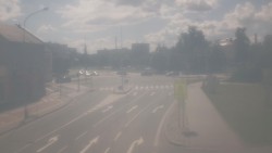 Křižovatka ulic Komenského a Velké Novosady