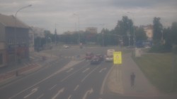 Křižovatka ulic Komenského a Velké Novosady