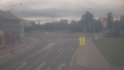Křižovatka ulic Komenského a Velké Novosady
