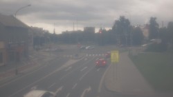 Křižovatka ulic Komenského a Velké Novosady