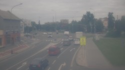 Křižovatka ulic Komenského a Velké Novosady