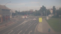 Křižovatka ulic Komenského a Velké Novosady
