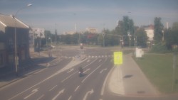 Křižovatka ulic Komenského a Velké Novosady