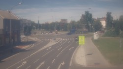 Křižovatka ulic Komenského a Velké Novosady
