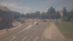 Křižovatka ulic Komenského a Velké Novosady