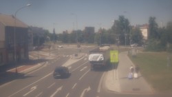 Křižovatka ulic Komenského a Velké Novosady