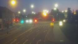 Skrzyżowanie ulic Komenskiego i Velké Novosady