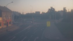 Křižovatka ulic Komenského a Velké Novosady