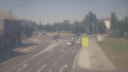 Křižovatka ulic Komenského a Velké Novosady