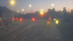 Křižovatka ulic Komenského a Velké Novosady