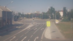 Křižovatka ulic Komenského a Velké Novosady