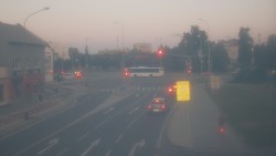 Intersection of Komenského Street and Velké Novosady Street