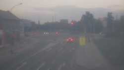 Křižovatka ulic Komenského a Velké Novosady