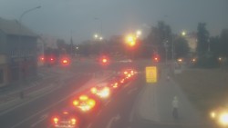 Křižovatka ulic Komenského a Velké Novosady