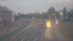 Křižovatka ulic Komenského a Velké Novosady
