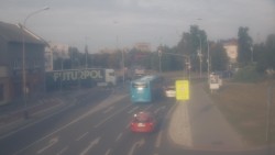 Skrzyżowanie ulic Komenskiego i Velké Novosady