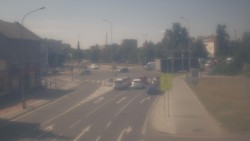 Křižovatka ulic Komenského a Velké Novosady
