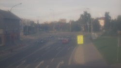 Křižovatka ulic Komenského a Velké Novosady