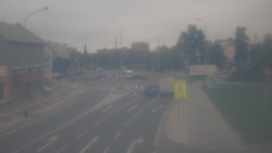 Křižovatka ulic Komenského a Velké Novosady