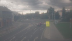 Křižovatka ulic Komenského a Velké Novosady