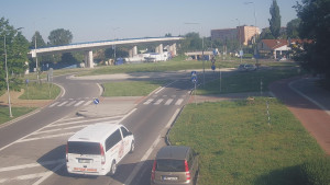 Město Přerov - Křižovatka ulic Velká Dlážka a Polní - 15.6.2025 v 07:45