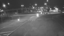 Křižovatka ulic Velká Dlážka a Polní