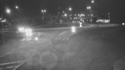 Křižovatka ulic Velká Dlážka a Polní