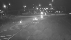 Křižovatka ulic Velká Dlážka a Polní