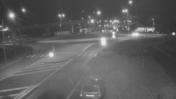 Křižovatka ulic Velká Dlážka a Polní