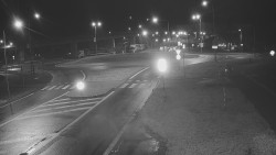 Křižovatka ulic Velká Dlážka a Polní