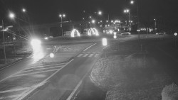 Křižovatka ulic Velká Dlážka a Polní