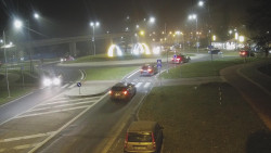 Křižovatka ulic Velká Dlážka a Polní