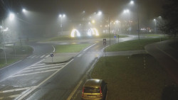 Křižovatka ulic Velká Dlážka a Polní