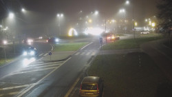 Křižovatka ulic Velká Dlážka a Polní