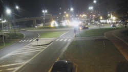 Křižovatka ulic Velká Dlážka a Polní