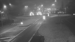 Křižovatka ulic Velká Dlážka a Polní