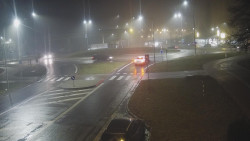 Křižovatka ulic Velká Dlážka a Polní