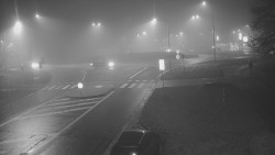 Křižovatka ulic Velká Dlážka a Polní