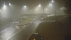 Křižovatka ulic Velká Dlážka a Polní