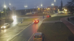 Křižovatka ulic Velká Dlážka a Polní